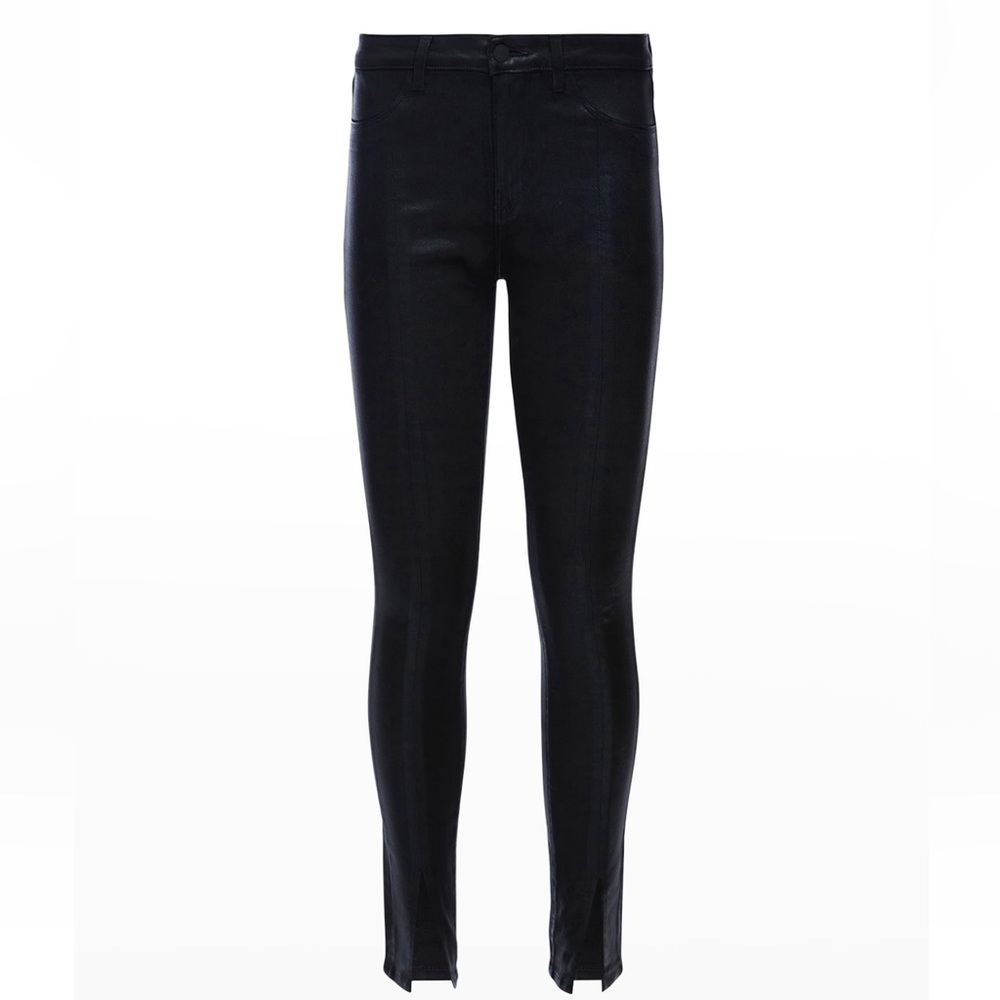L'Agence Jyothi High-Rise Coated Split Ankle Jeans Size 31
